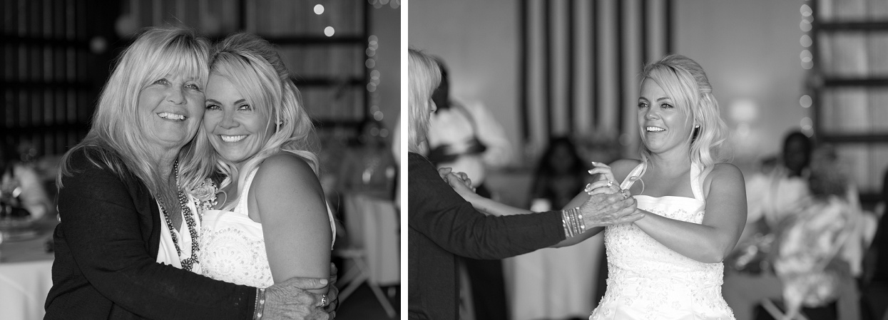 Bride dancing with her mother