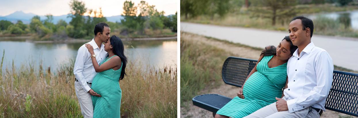 Lakeside maternity session at Golden Ponds in Longmont